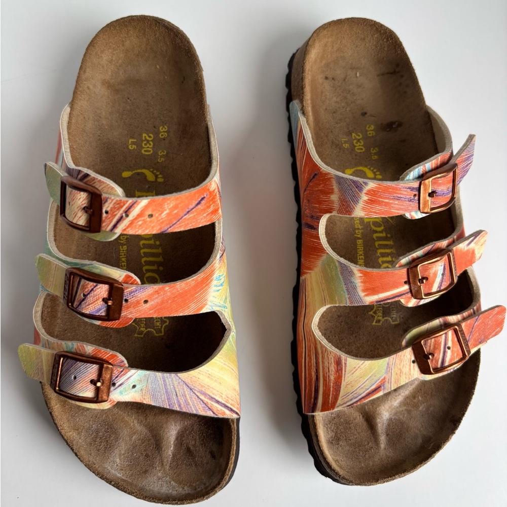 Birkenstock Papillio Florida Ladies Sandals Multi Color Size 5 US